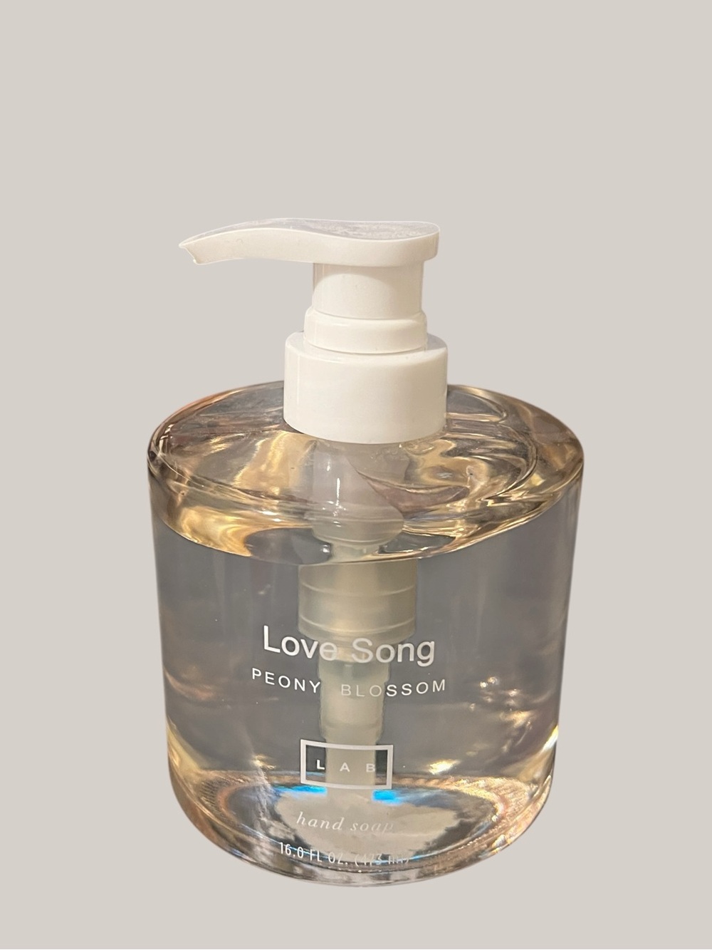 Peony Blossom Hand Soap — Clear